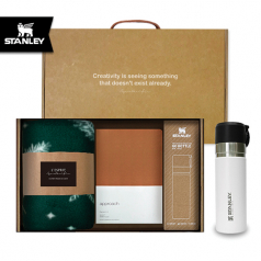 레스쁘리 프리미엄 다이어리 세트 A (담요 + 어프로치 플래너 + 스탠리 고진공 슬림 보틀)