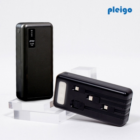 플레이고 B421 20000mAh 플래시 4in1 케이블 일체형 보조배터리 #2