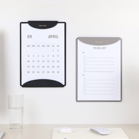 하프문 클립보드 메뉴판 고급가죽 // 국내생산 #2