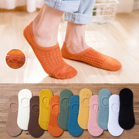 여성용 짧은 양말 면양말 에어컨  여성용 보트 양말 #2