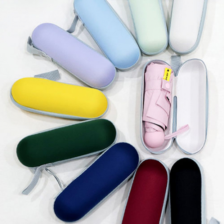 고급 캡슐 파우치 미니 초경량우산 풀컬러인쇄 가능 #2