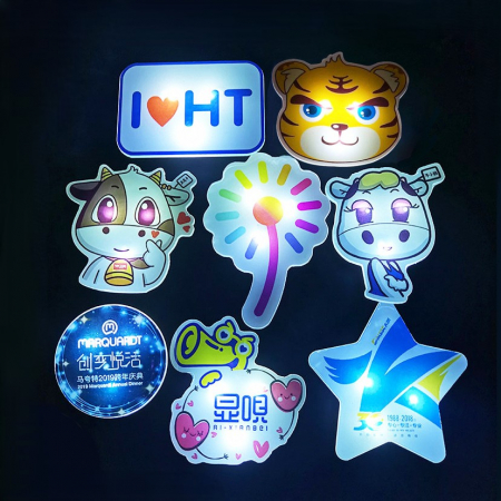 LED뱃지 야광뱃지 // 주문제작 응원뱃지 #2