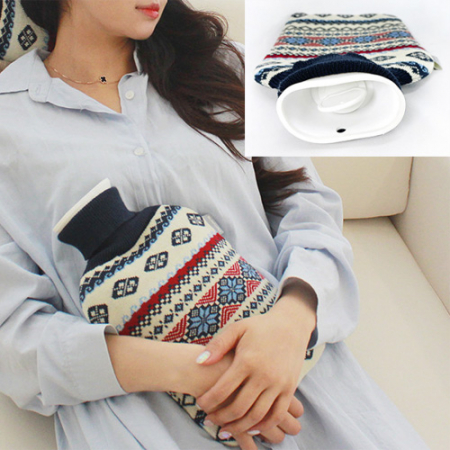 보온 물주머니 찜질팩 니트커버 일반형 2000ml OHP #2