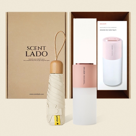 센트라도 캡슐우드 5단 우양산+아이리버 듀얼 무선 가습기 세트 #3