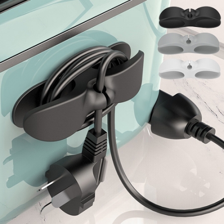 접착식 전자제품 전원선 코드 정리 홀더 #2