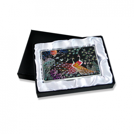 고급자개 명함케이스 공작새 #2