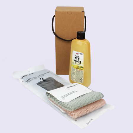 락앤락 걸이고무장갑 망사수세미 트리오 주방세제 3종 #2