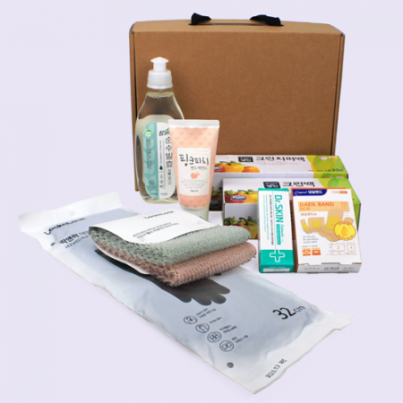 락앤락 고무장갑 망사수세미 연고 8종세트 #2