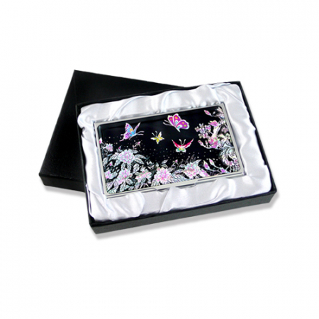 고급자개 명함케이스 목단나비 #2