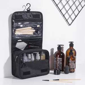 대용량 멀티 파우치 걸이형 여행용화장품 세면 워시백 사각 브러쉬 수납