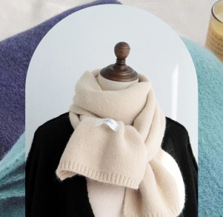 부드러운 니트목도리 머플러 #2