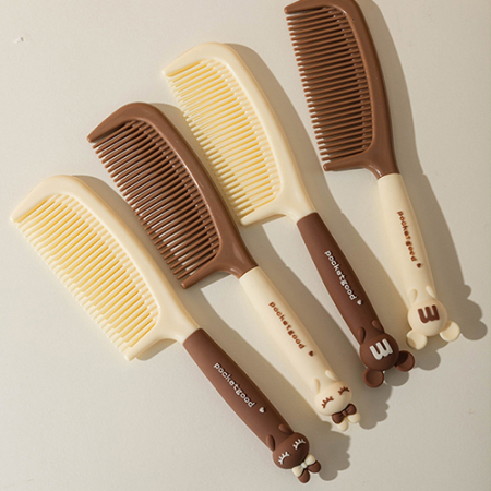 토끼 마우스 캐릭터 머리빗, 도끼빗, 헤어브러쉬 #2