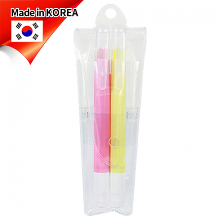 (국산)슬림마이티고체형광펜2P세트 #3