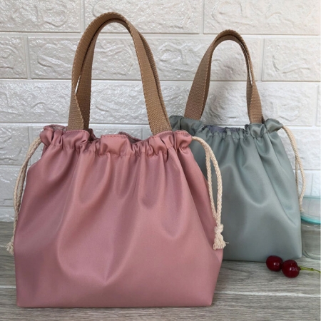 B103 양면 무지 버킷백 캐주얼 가방 복주머니 토드백 인쇄 행사 선물 답례품 #3