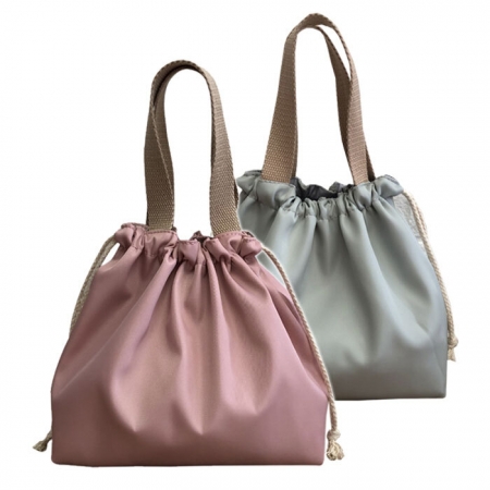 B103 양면 무지 버킷백 캐주얼 가방 복주머니 토드백 인쇄 행사 선물 답례품 #2