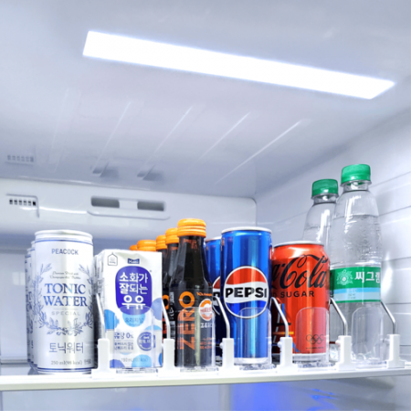 자동 캔음료 디스펜서 냉장고 정리트레이 레일형 #4