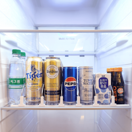 자동 캔음료 디스펜서 냉장고 정리트레이 레일형 #5