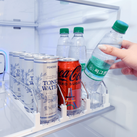 자동 캔음료 디스펜서 냉장고 정리트레이 레일형 #2