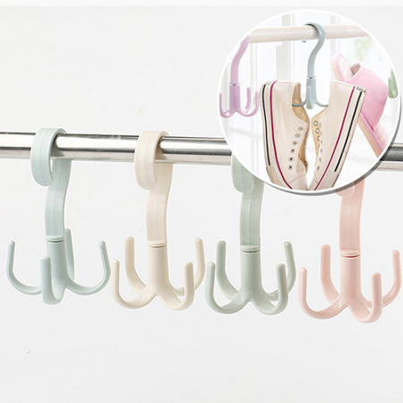 문어발 회전걸이 다용도 옷걸이 모자 가방 벨트 고리 건조 360도회전 #2