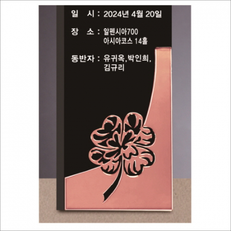 크리스탈 홀인원 골프 트로피 253 #4