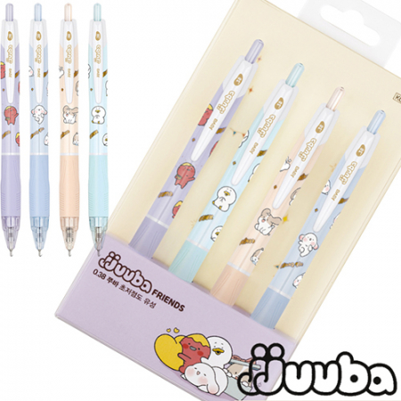 자바쭈바프렌즈N제트라인 0.38mm 4색세트 #3