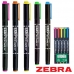 작은이미지: 제브라 옵텍스 케어 형광펜 5색세트 // 빠른건조 #2