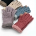 작은이미지: 여자 니트 퍼 터치 장갑 K49, 니트 장갑, 스마트폰 장갑 #2