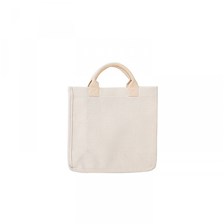 아르덴 린넨 가방 연베이지 27x25x12cm // 풀컬러 인쇄 무료 #3