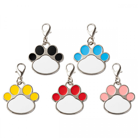 아르덴 애완동물 이름표 발자국 옐로우 // 풀컬러 인쇄 무료 #5