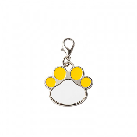 아르덴 애완동물 이름표 발자국 옐로우 // 풀컬러 인쇄 무료 #3