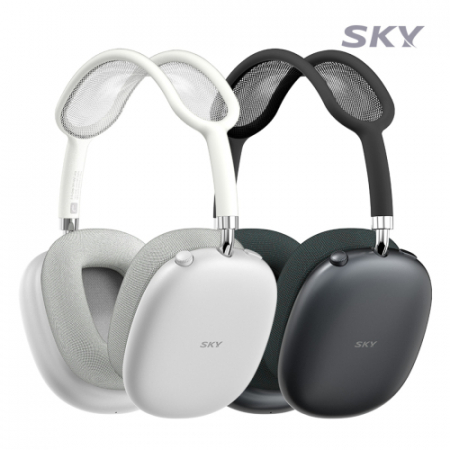 스카이 핏 ANC H1X 노이즈캔슬링 저지연 청력보호 블루투스 5.4 휴대용 멀티포인트 헤드셋 #2