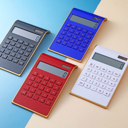 M075 휴대용 예쁜 계산기 전자계산기 사무용 탁상용 일반 전자 계산기 인쇄 답례품 판촉물 #3