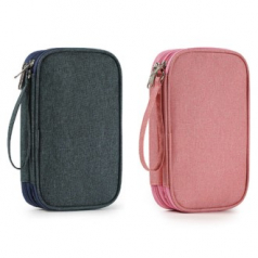 M073 여행용케이블파우치 충전기 수납가방 인쇄 답례품