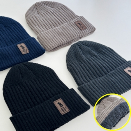 겨울 니트비니 골지비니 니트모자 기모비니 방한용품 #2