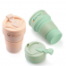 작은이미지: 친환경 BPA Free 휴대용 접이식 실리콘 텀블러 500ml #2