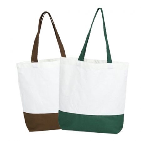 로페리아 투톤 밑면형 캔버스 에코백 블랙 에코백 증정 0190317 #5