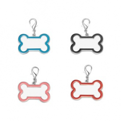 아르덴 애완동물 이름표 뼈다귀 // 풀컬러 인쇄 무료