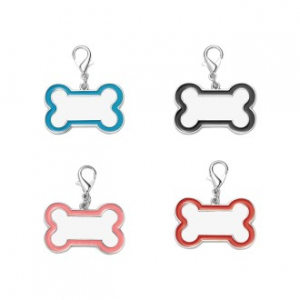 아르덴 애완동물 이름표 뼈다귀 // 풀컬러 인쇄 무료