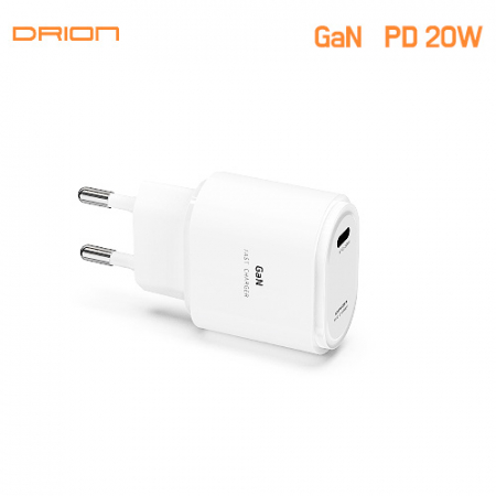 드리온 가정용 GaN PD 20W C포트1구 케이블미포함 (화이트) #2