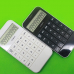 작은이미지: M080 예쁜 기계식 계산기 휴대용 사무용 일반 전자 계산기 인쇄 답례품 행사 선물 #3