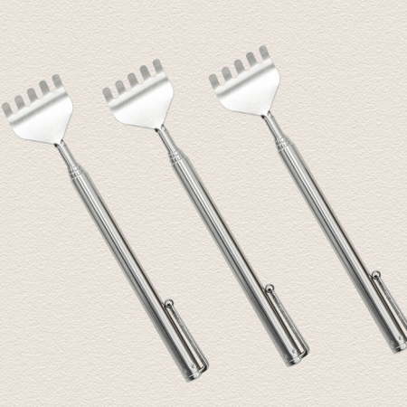 M027 5단 접이식 안테나 효자손 휴대용 스테인리스 등긁개 인쇄 답례품 #3