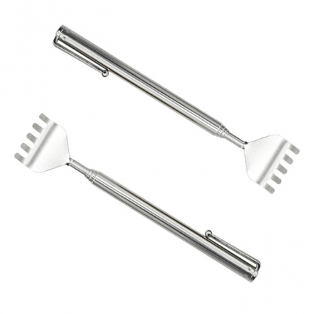 M027 5단 접이식 안테나 효자손 휴대용 스테인리스 등긁개 인쇄 답례품 #2