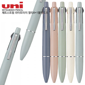 uni 제트스트림 라이트터치 멀티 4+1 볼펜 0.5