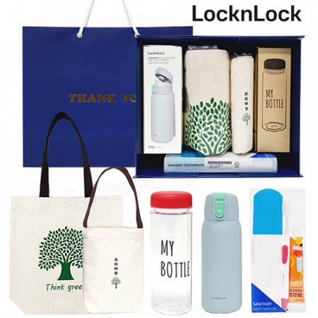 데일리1호 락앤락 코튼캔디 텀블러 선물세트 에코백 보틀 대박LG칫솔치약 #3
