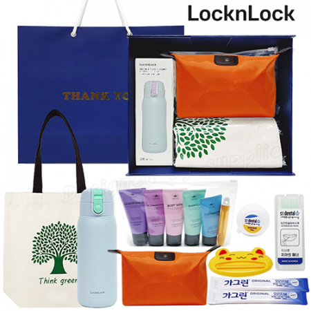 데일리4호 락앤락 코튼캔디 텀블러 선물세트 LG미니스 에코백 치실 가그린 #2