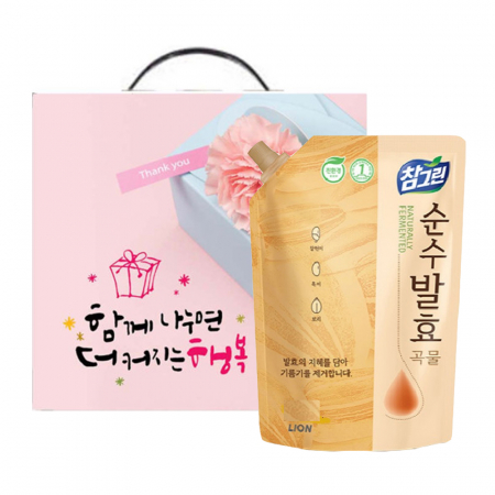 라이온 참그린 주방세제 리필 세트 #2