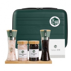 천복 244C 올리브그린 캐리어파우치 레디백 히말라야 핑크솔트 블랙페퍼 그라인더 여행용선물세트