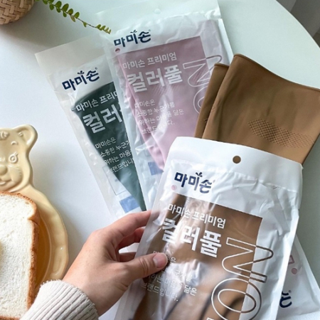 마미손 컬러풀 고무장갑 튼튼 장갑 #2