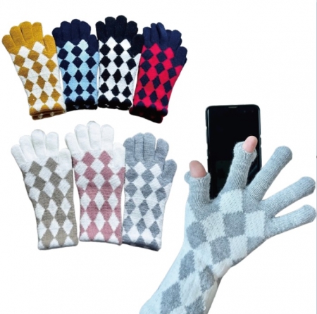 핑거홀 다이아 장갑 스마트폰터치 터치장갑 보온장갑 방한장갑 #2