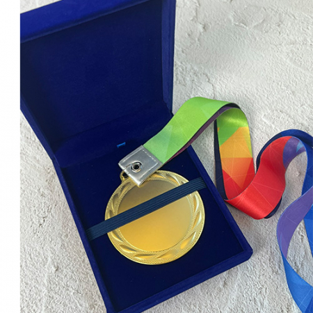 벨벳 기성메달 케이스 블루 #2